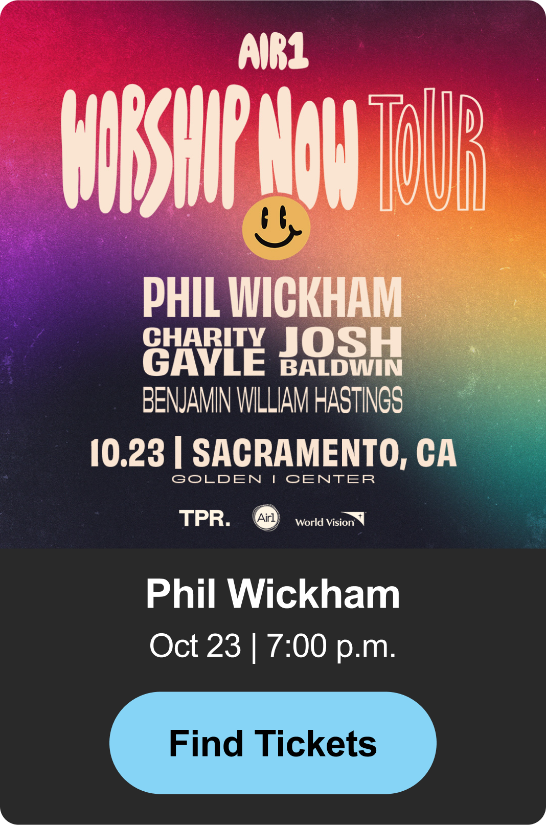 Find Tickets - Phil Wickham