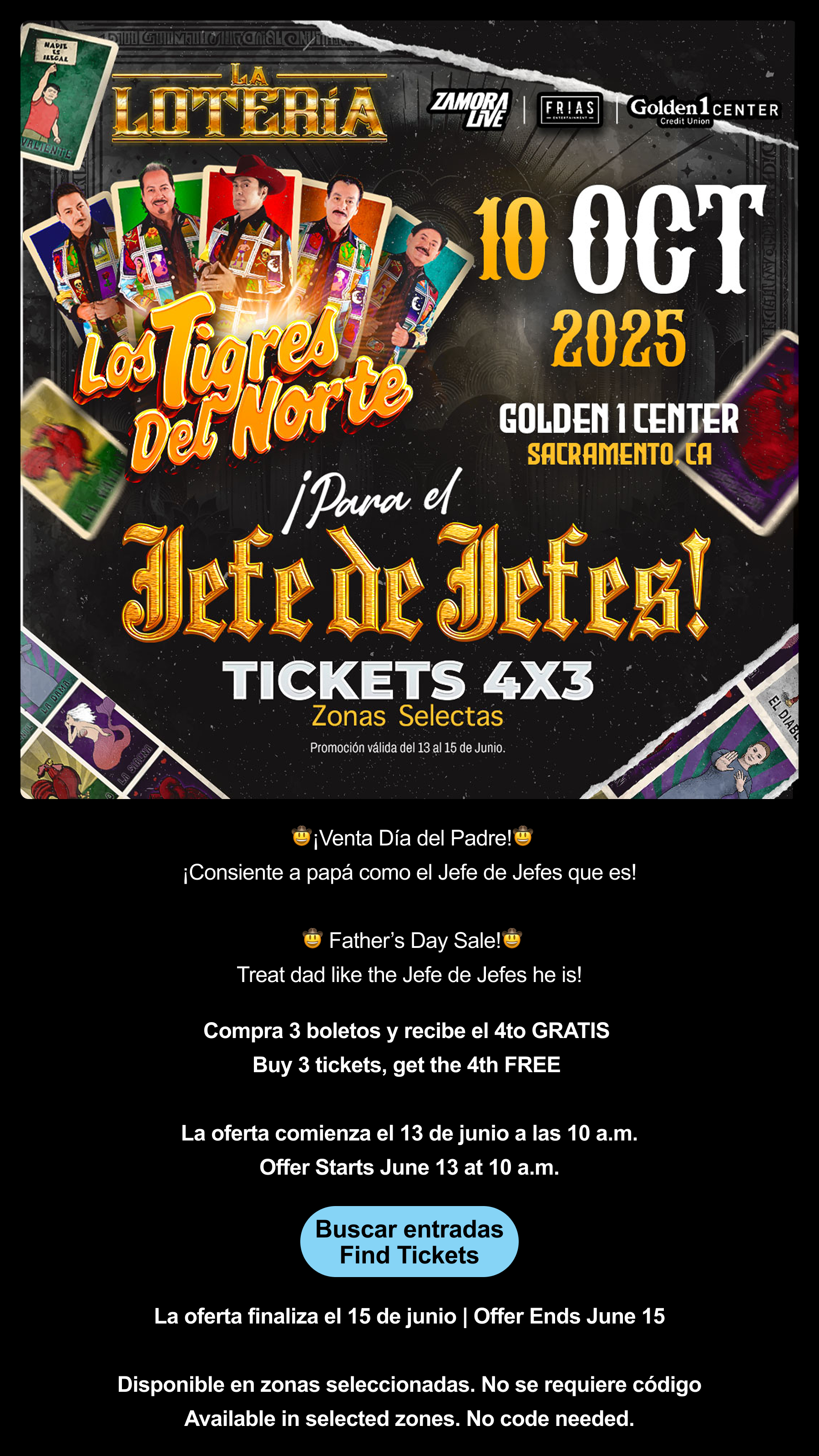 Find Tickets - Los Tigres del Norte