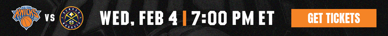 Wednesday, 2/4 NYK vs DEN