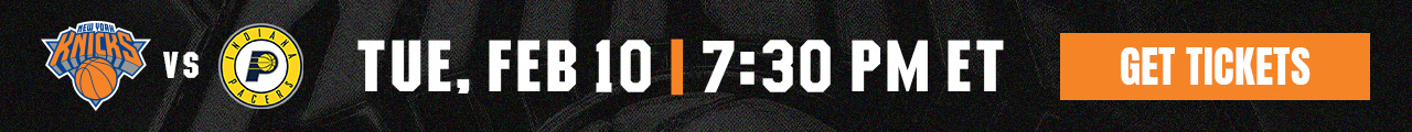 Tuesday, 2/10 NYK vs IND