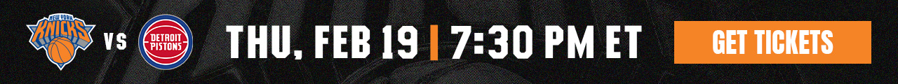 Thursday, 2/19 NYK vs DET