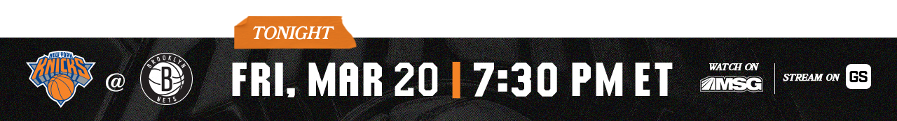 3/20 NYK vs BKN