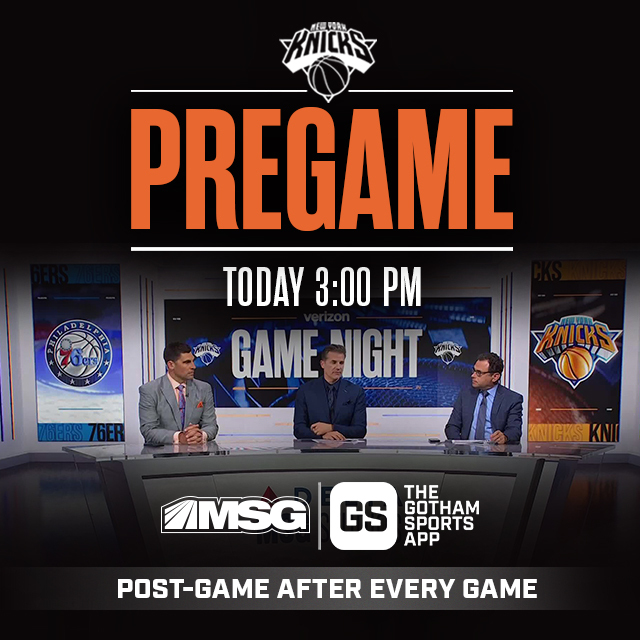 TUNE INTO THE MSG NETWORK COVERAGE