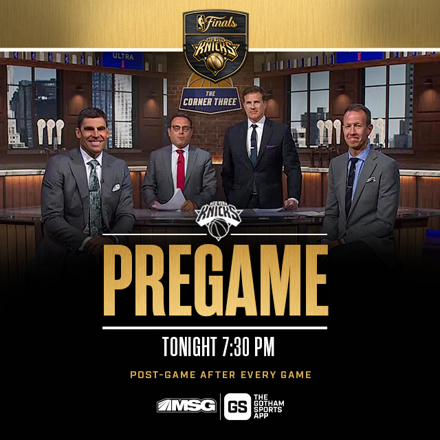 TUNE INTO THE MSG NETWORK COVERAGE