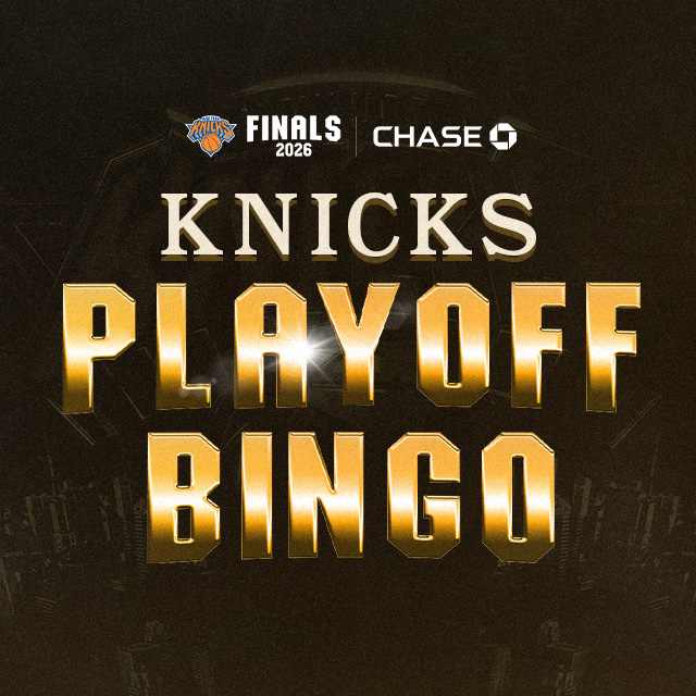 PLAY KNICKS PLAYOFF BINGO