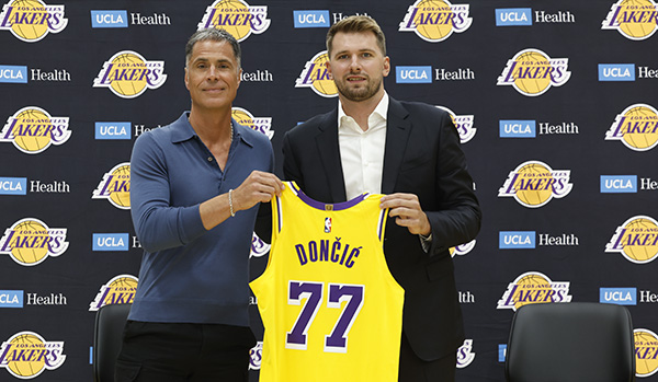 Rob Pelinka and Luka Dončić