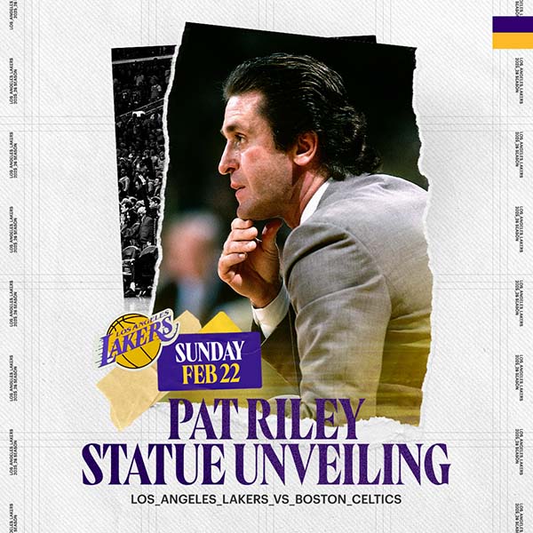Pat Riley Statue Unveiling