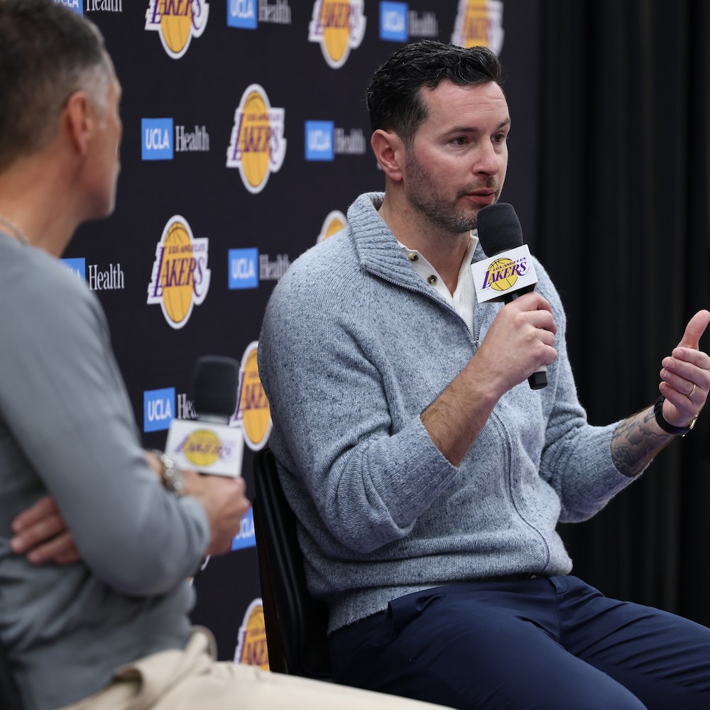 Rob Pelinka and JJ Redick