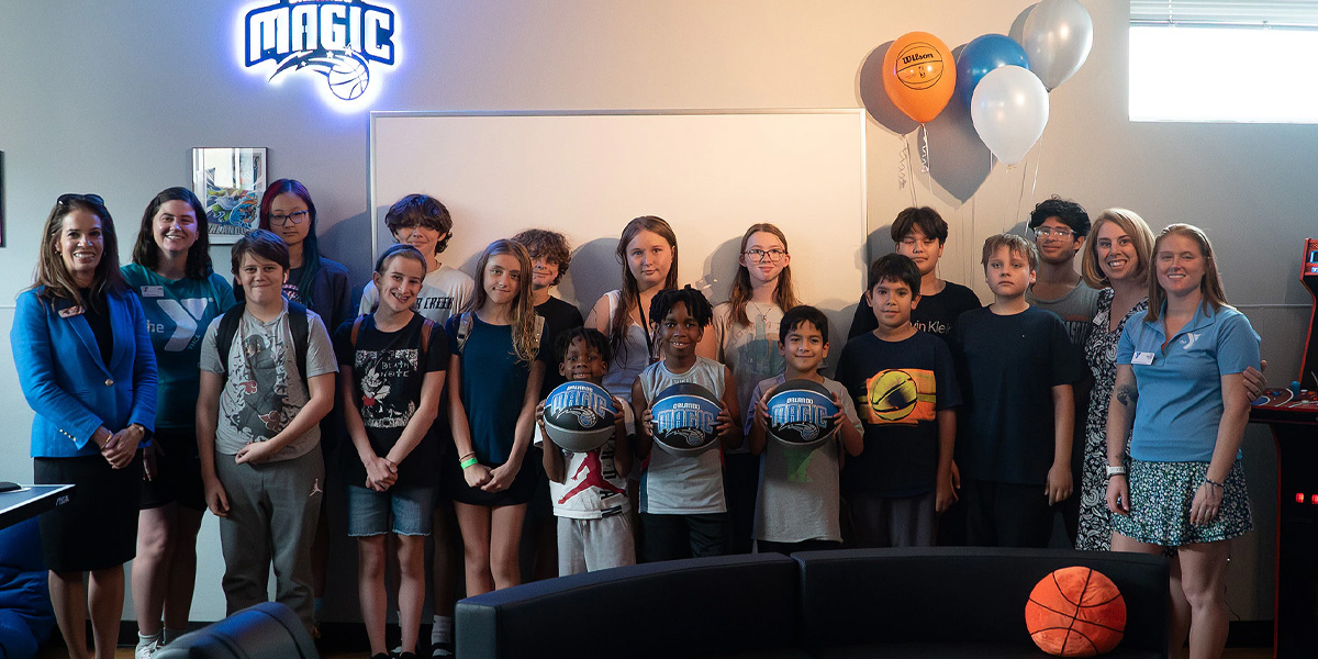 Upgraded teen room at YMCA