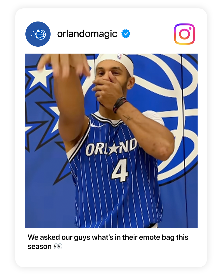 We asked out guys what's in their emote bag this season