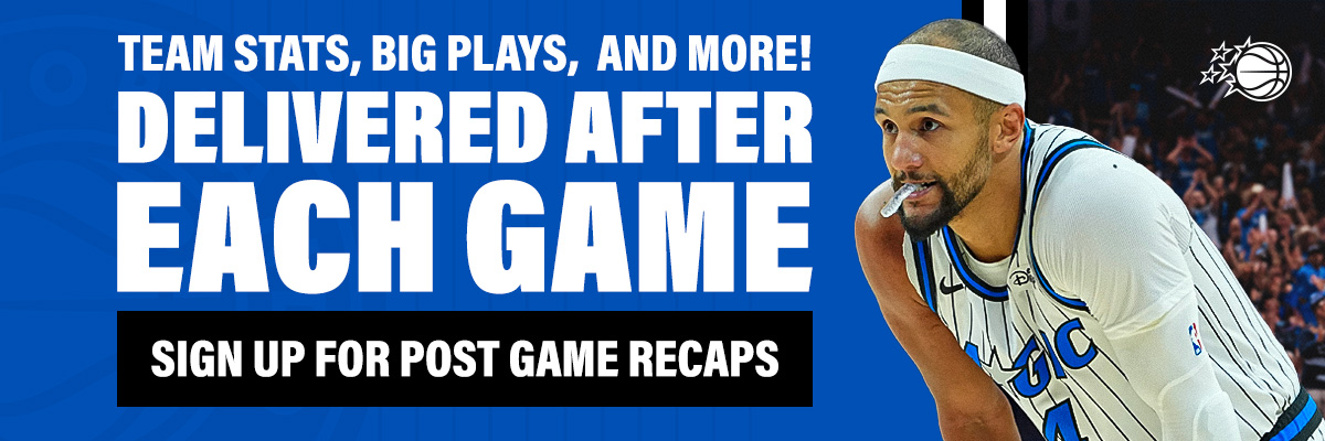 Sign up for post game recaps