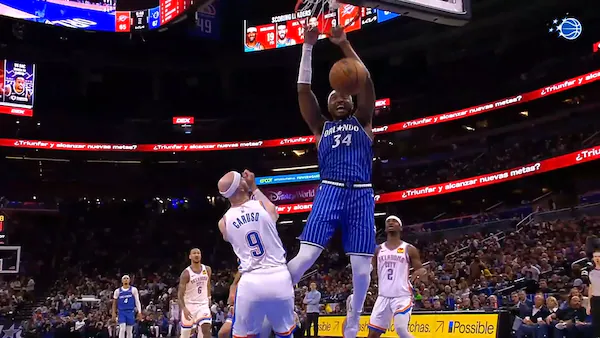 Wendell Carter Jr. dunk on Caruso