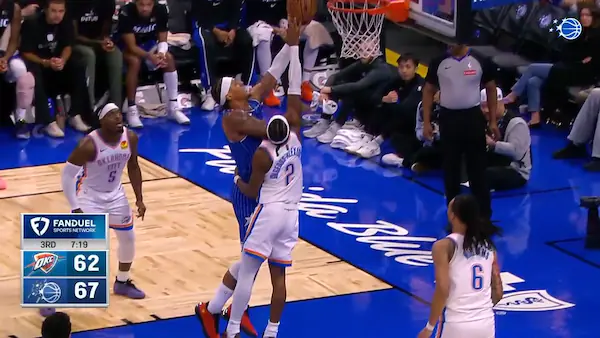 Wendell Carter Jr. dunk on Caruso