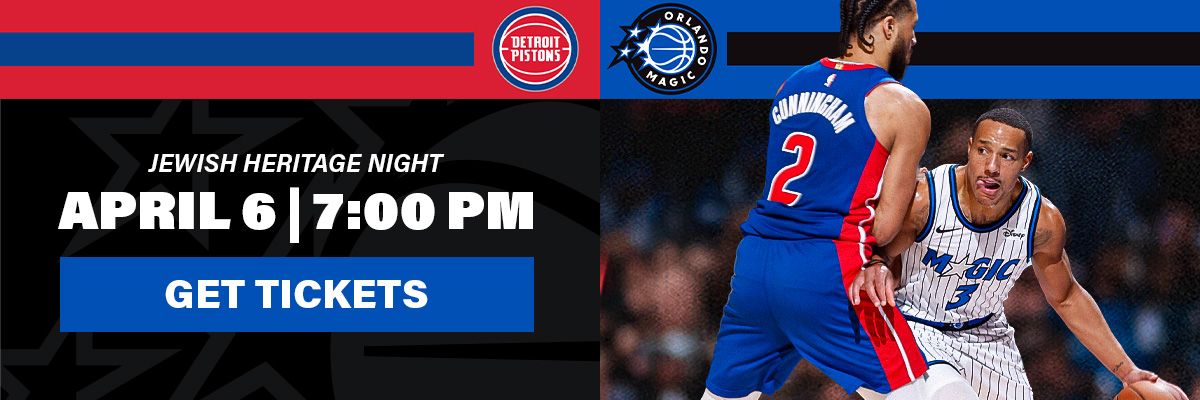 VS Pistons | April 6 at 7:00 PM