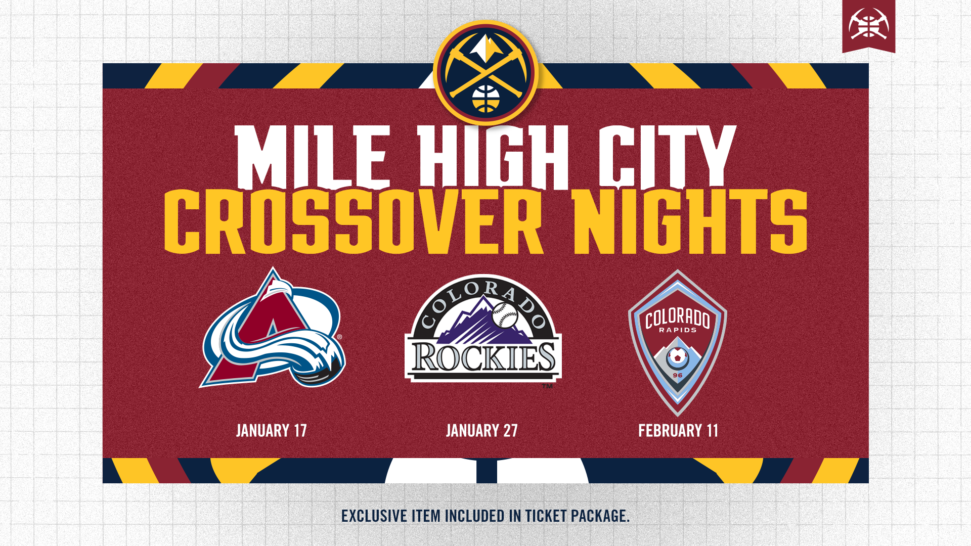 Colorado Sports Crossover Theme Nights