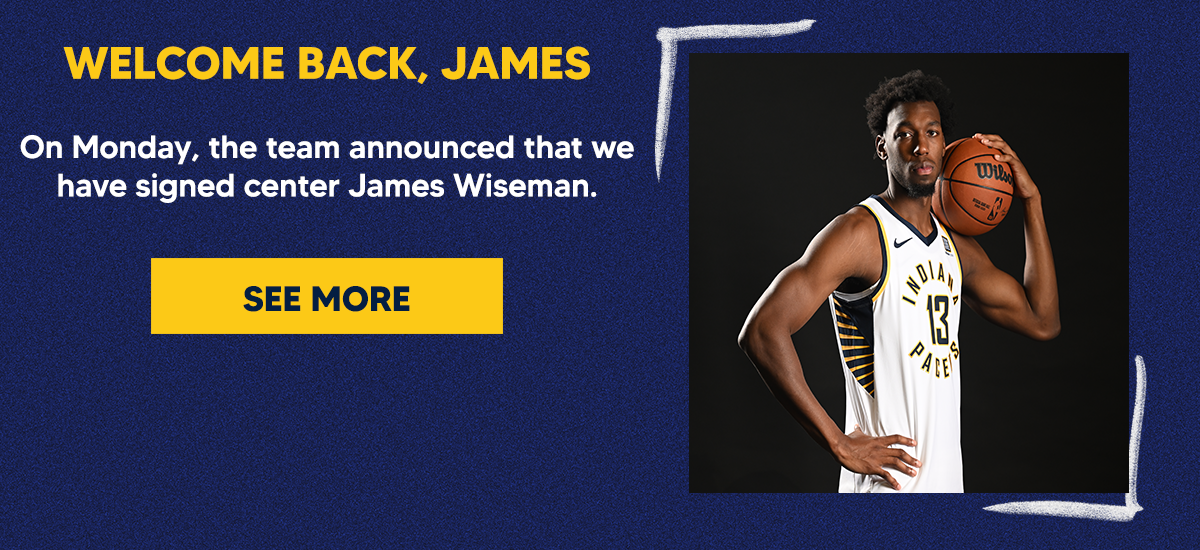 On Monday, the team announced that we have signed center James Wiseman.