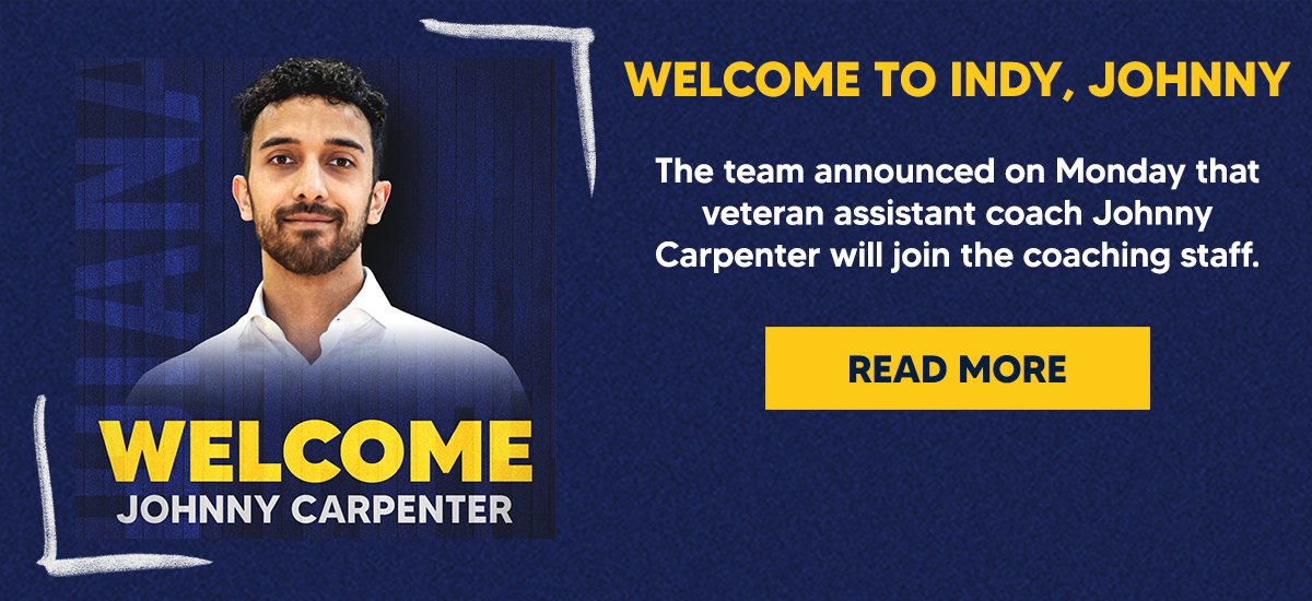 The team announced on Monday that veteran assistant coach Johnny Carpenter will join the coaching staff.