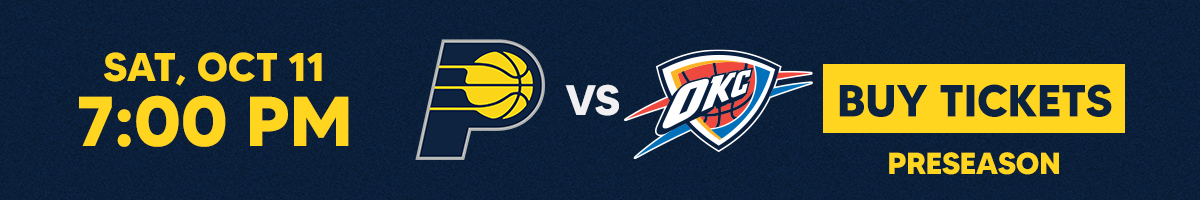 Get Pacers vs. Thunder Tickets