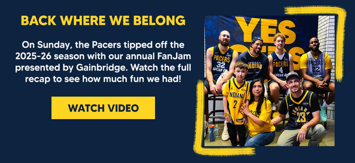 On Sunday, the Pacers tipped off the 2025-26 season with our annual FanJam presented by Gainbridge. Watch the full recap to see how much fun we had!