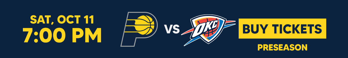 Get Pacers vs. Thunder Tickets