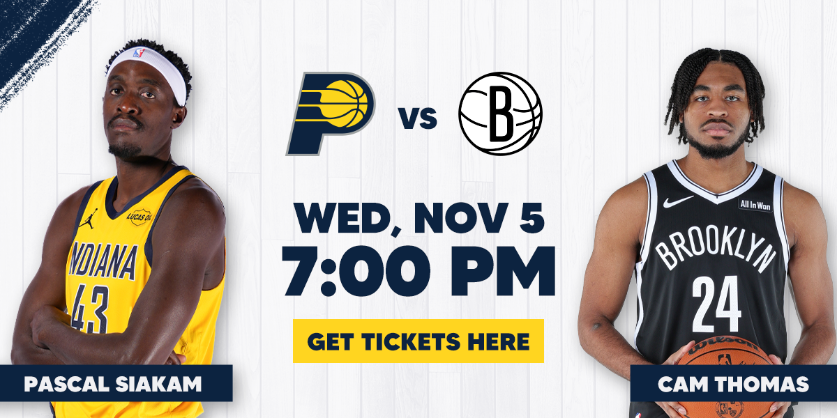 Get tickets to Pacers vs. Nets!