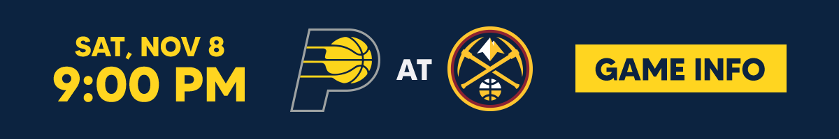 Pacers at Nuggets Game Info