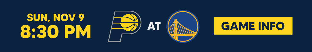 Pacers at Warriors Game Info