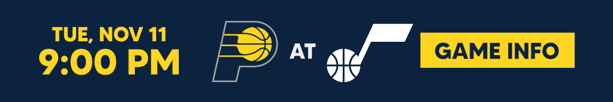 Pacers at Jazz Game Info