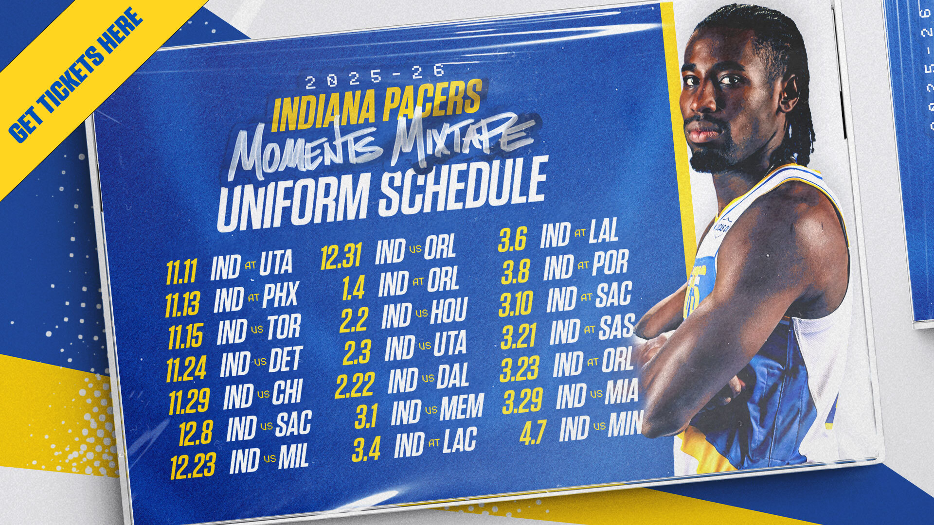 Check out our Moments Mixtape uniform schedule! Buy tickets now!