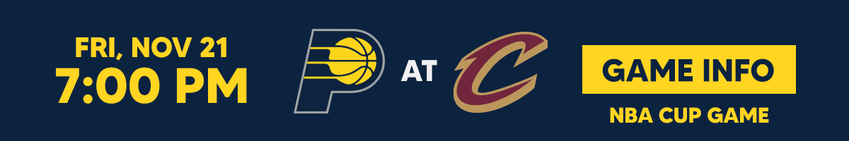 Pacers at Cavaliers Game Info