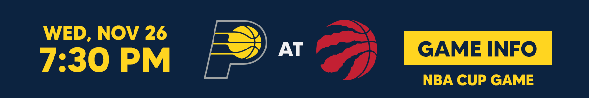 Pacers at Raptors Game Info