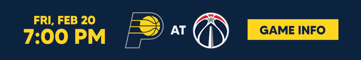 Pacers at Wizards Game Info