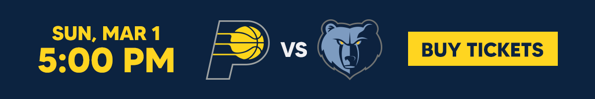 Get Pacers vs. Grizzlies Tickets