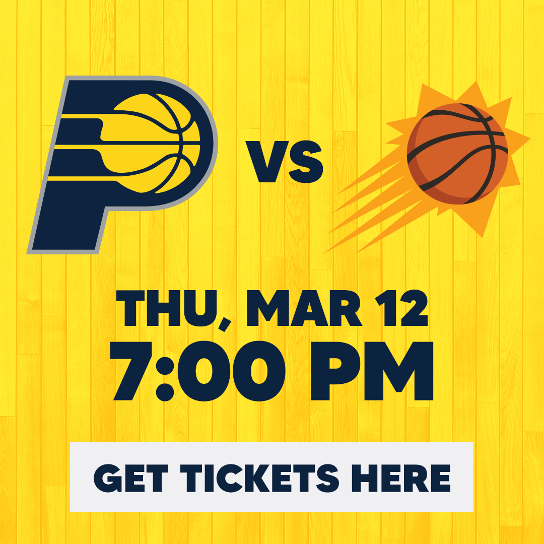 Get tickets to Pacers vs. Suns!