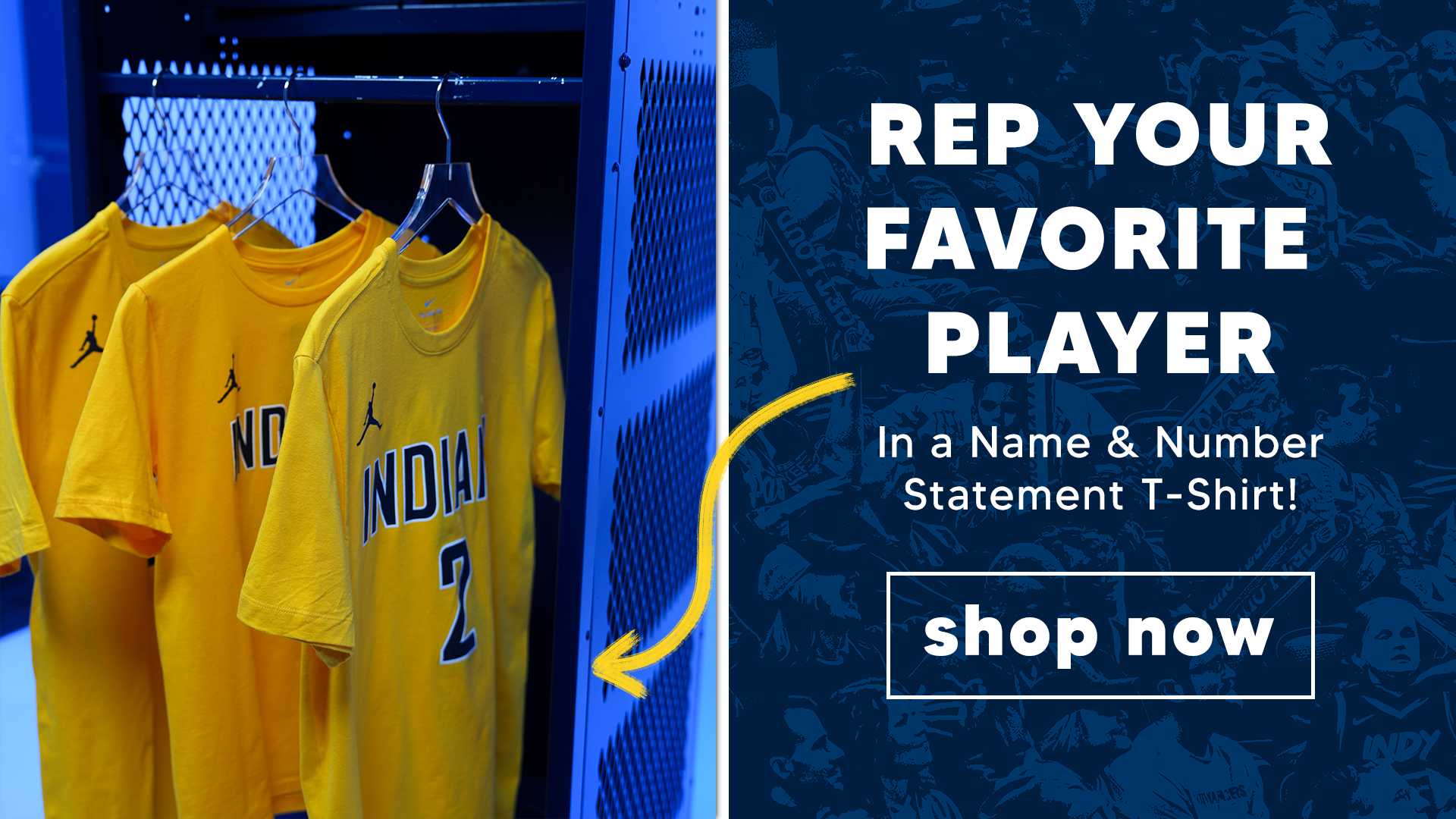 Rep your favorite player in a Name & Number Statement T-shirt!
