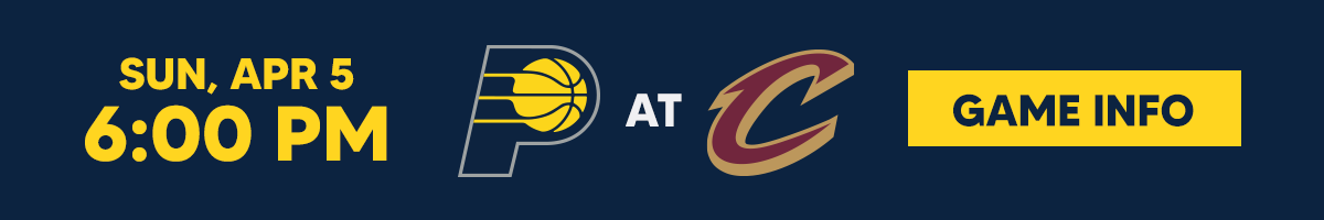 Pacers at Cavaliers Game Info