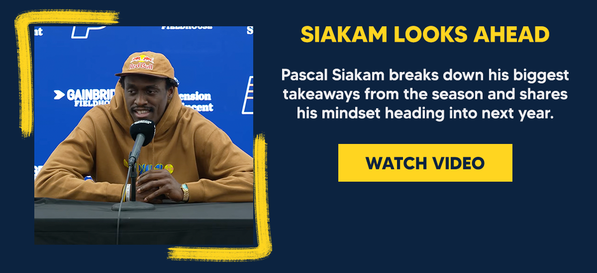 Pascal Siakam breaks down his biggest takeaways from the season and shares his mindset heading into next year.