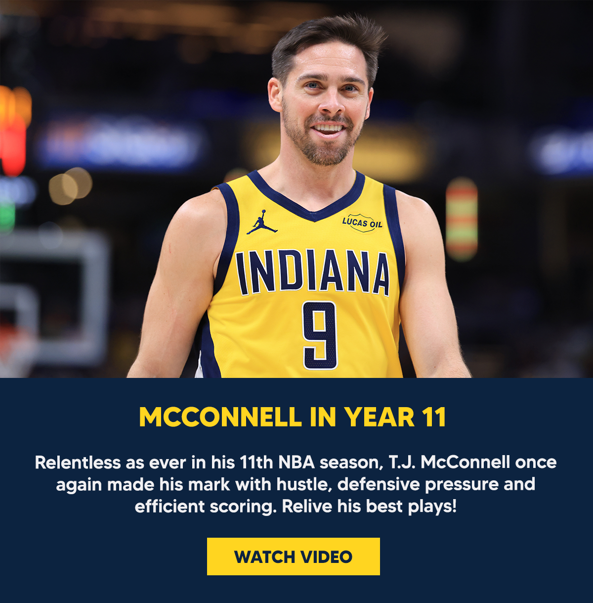 Relentless as ever in his 11th NBA season, T.J. McConnell once again made his mark with hustle, defensive pressure and efficient scoring. Relive his best plays!