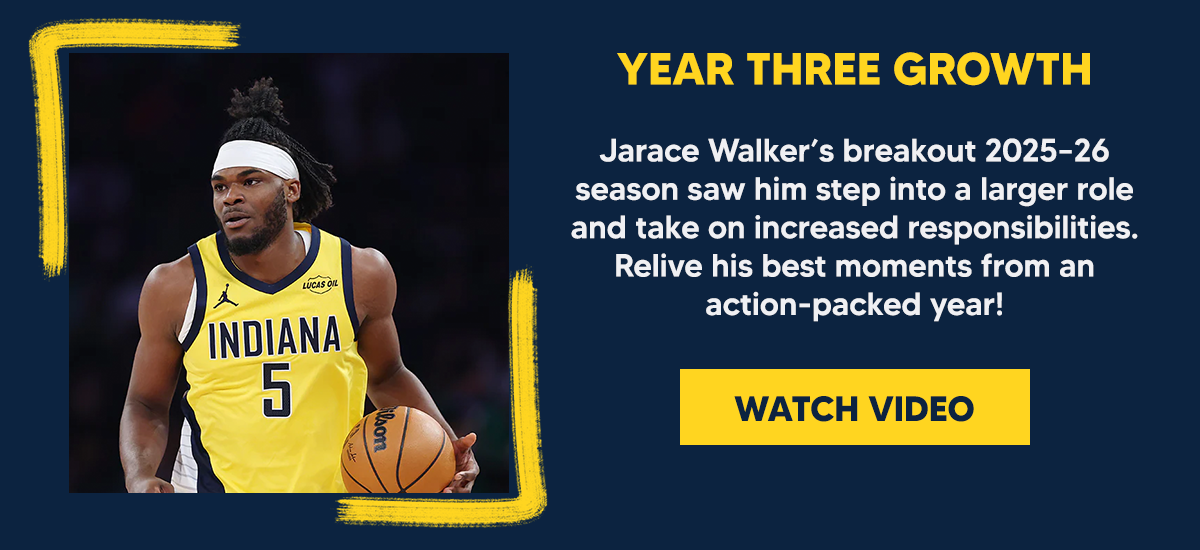 Jarace Walker’s breakout 2025–26 season saw him step into a larger role and take on increased responsibilities. Relive his best moments from an action-packed year!