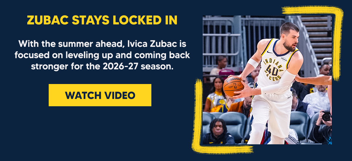 With the summer ahead, Ivica Zubac is focused on leveling up and coming back stronger for the 2026-27 season.