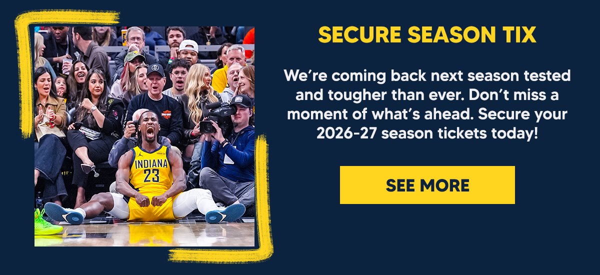 We’re coming back next season tested and tougher than ever. Don’t miss a moment of what’s ahead. Secure your 2026-27 season tickets today!