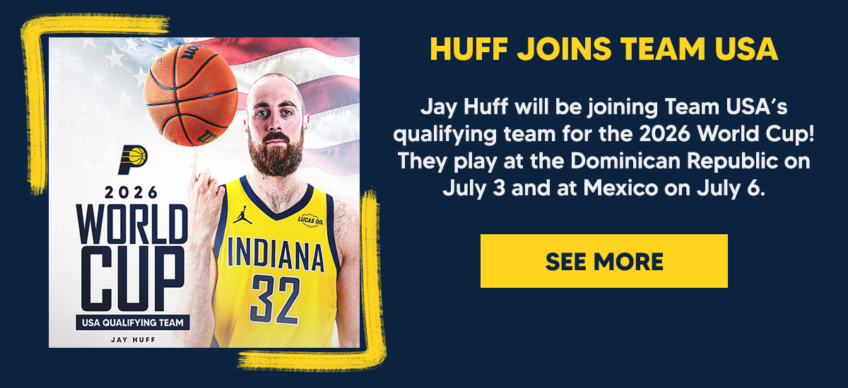 Jay Huff will be joining Team USA’s qualifying team for the 2026 World Cup! They play at the Dominican Republic on July 3 and at Mexico on July 6.