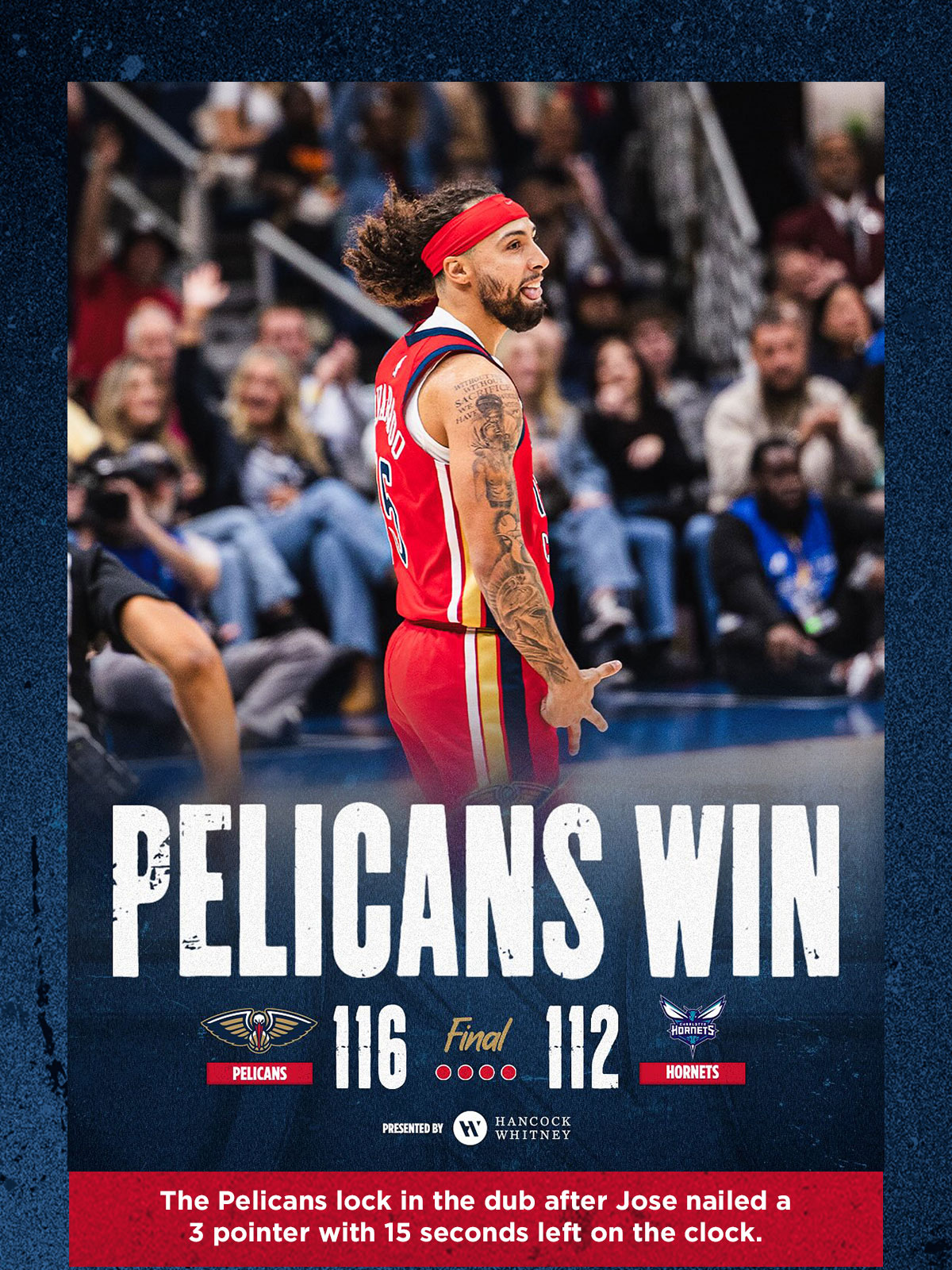 Pelicans Win!