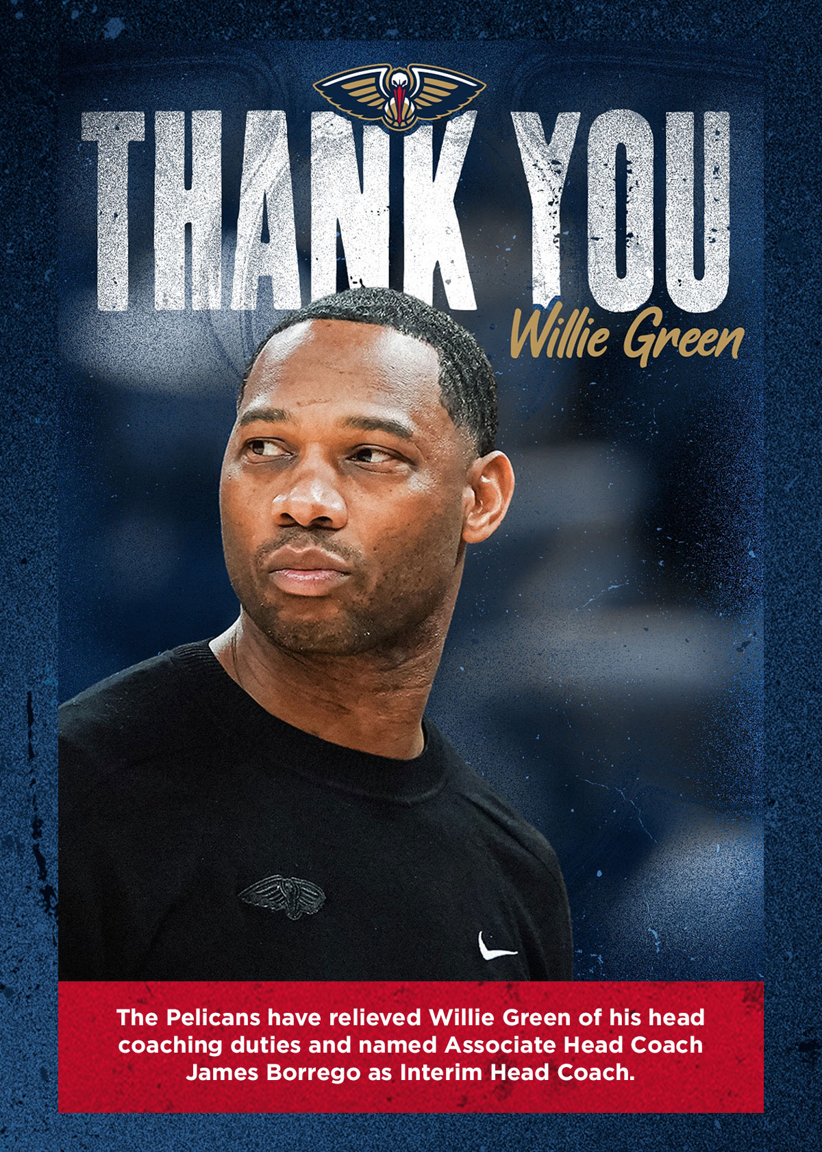 Thanks Coach Green
