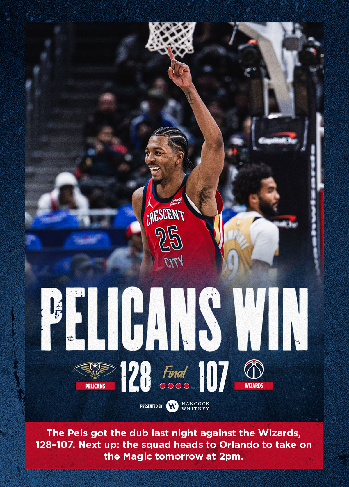 Pelicans Win!