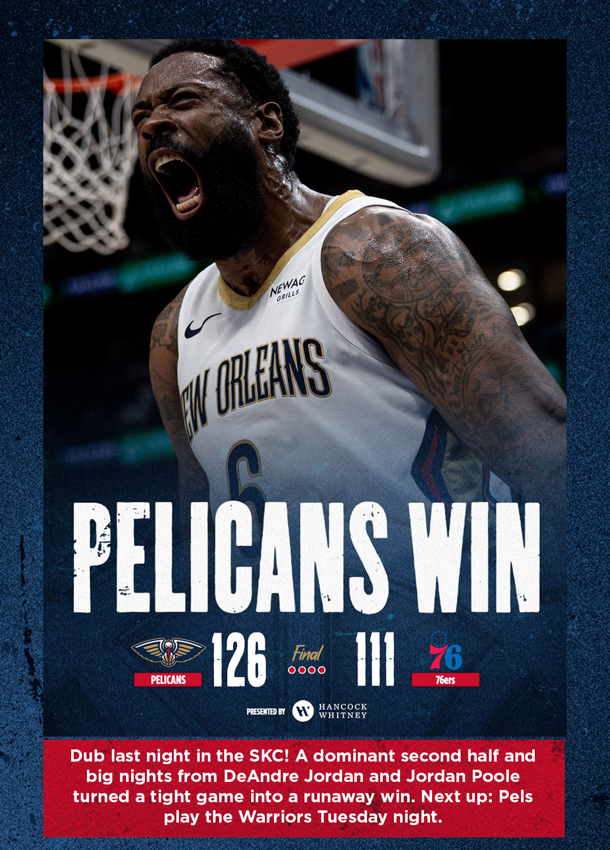 Pelicans Win!