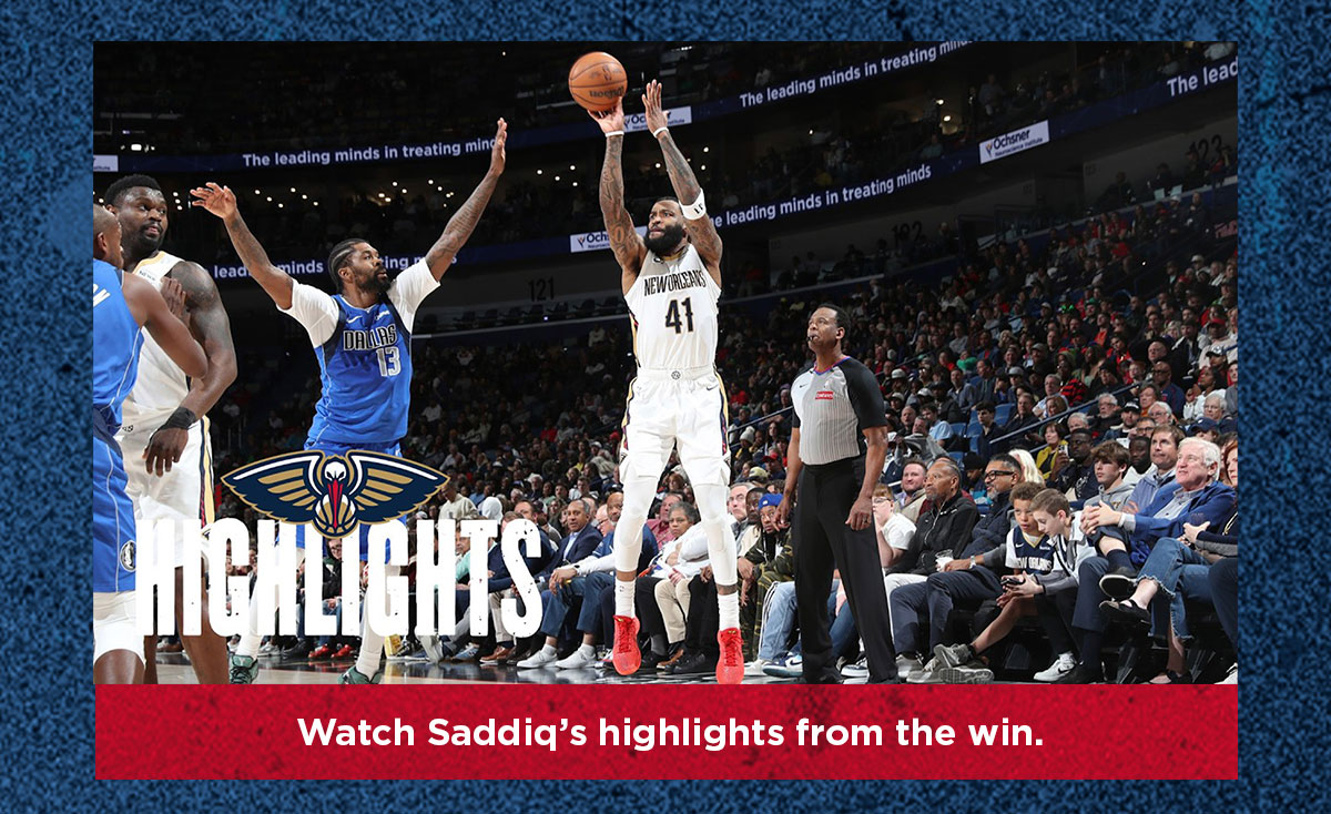 Watch Saddiq'a highlights from the win.