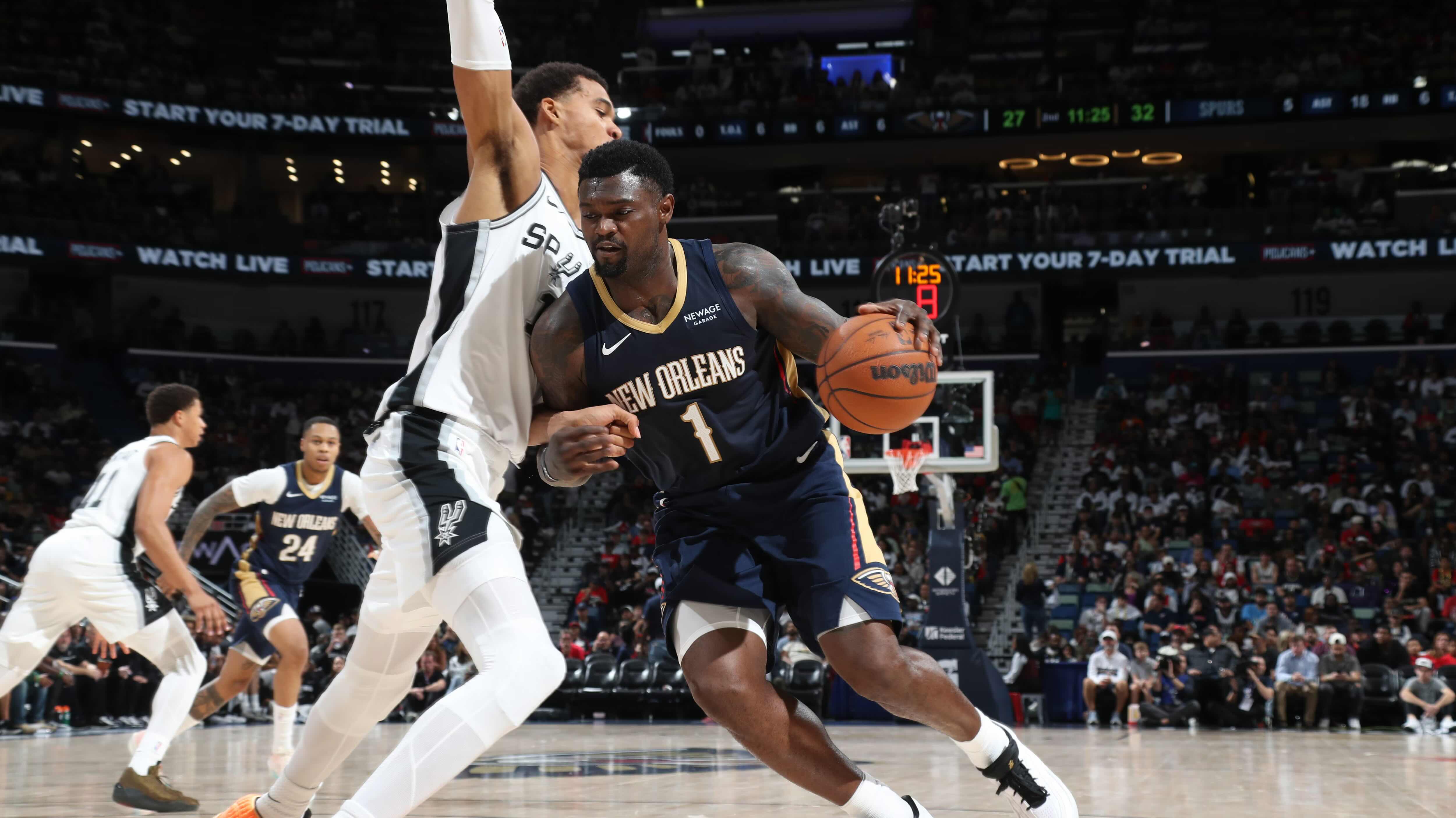 Pelicans vs. Spurs History