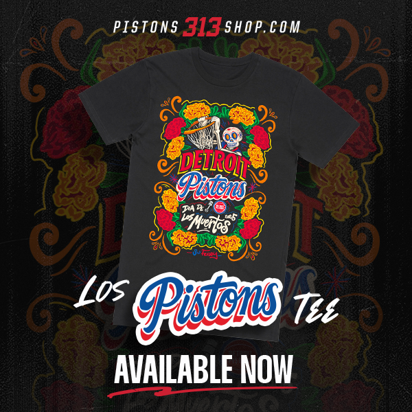 Los Pistons Tee Available Now