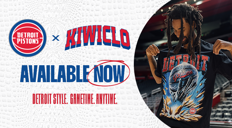 Pistons x Kiwiclo - Available Now! 